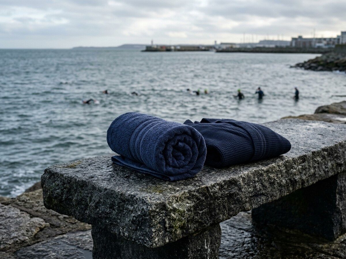 Sea-swim towel & shower